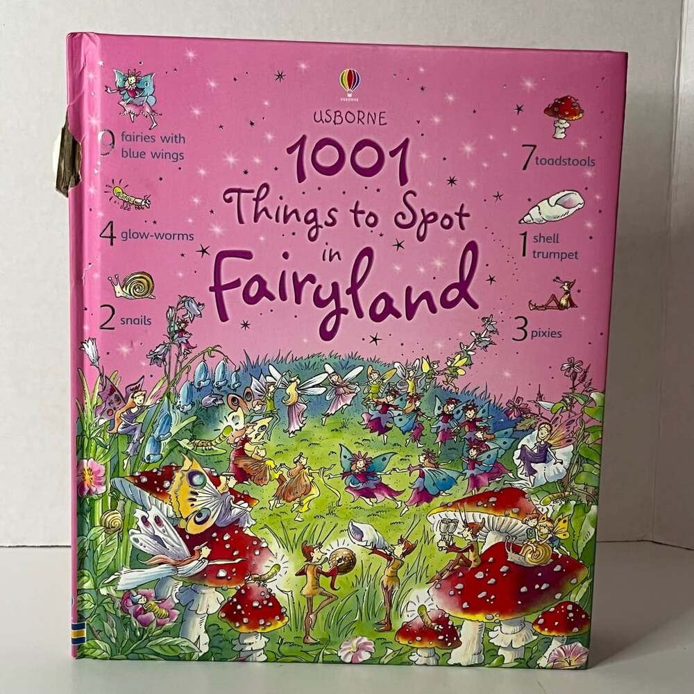 Usborne 1001 Things to Spot in Fairyland Hardcover Activity Book